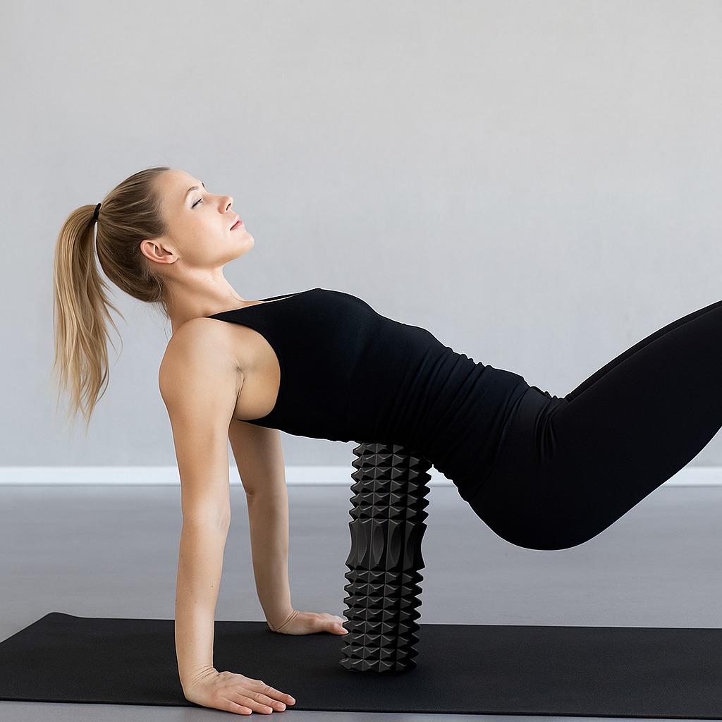 Yoga Fitness Exercises - Rodillo de Espuma EVA para Fitness,