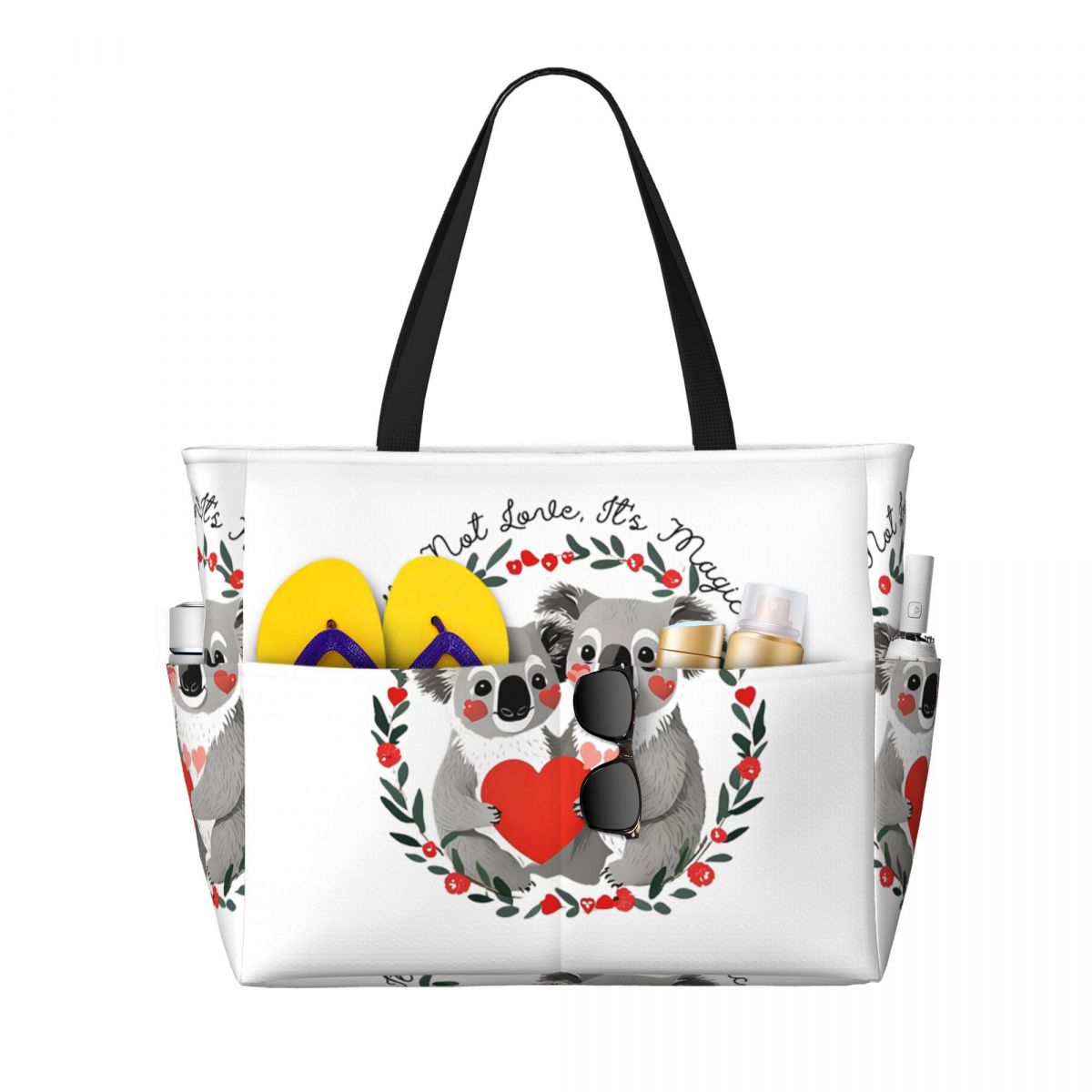 Yoga Fitness Merch - Bolsa de Playa con Diseño de
