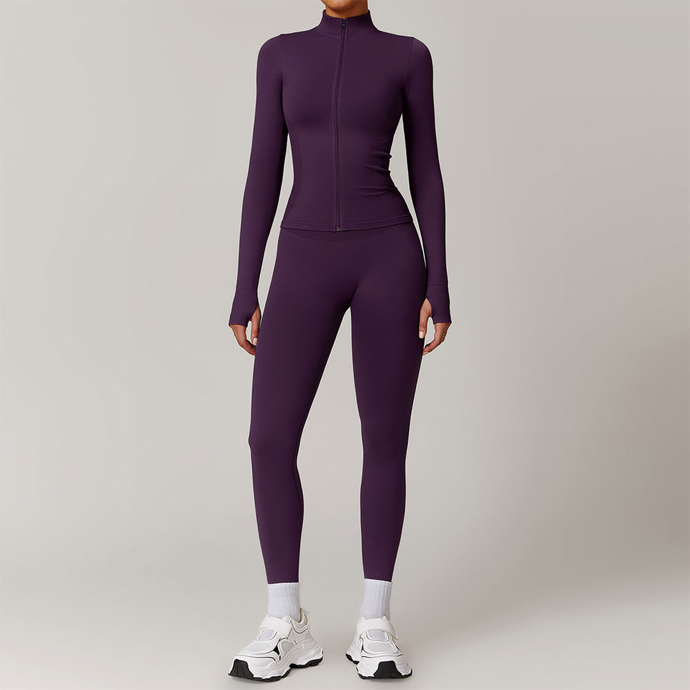 Yoga Fitness Jacket - Conjunto de Yoga sin costuras para