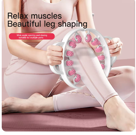 Yoga Fitness Wheel - Masajeador de Piernas, Anillo Moldeador, Relajación