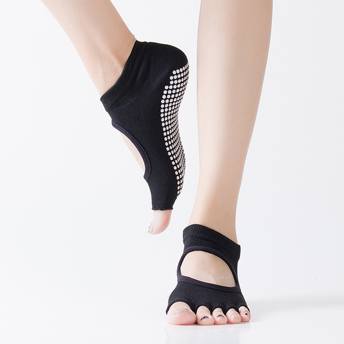 Yoga Fitness Exercises - 1 par de calcetines de yoga