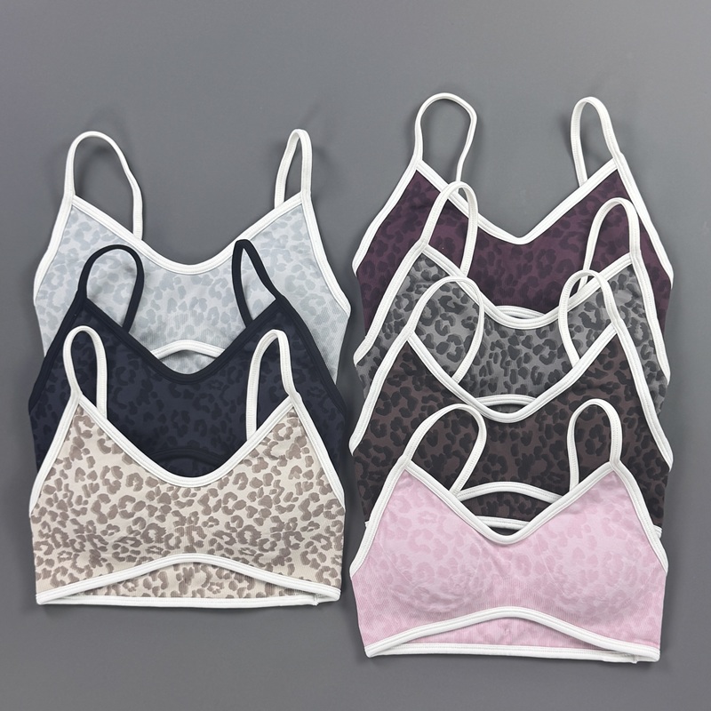 Yoga Fitness Exercises - Sujetador Deportivo para Mujer, Estampado de