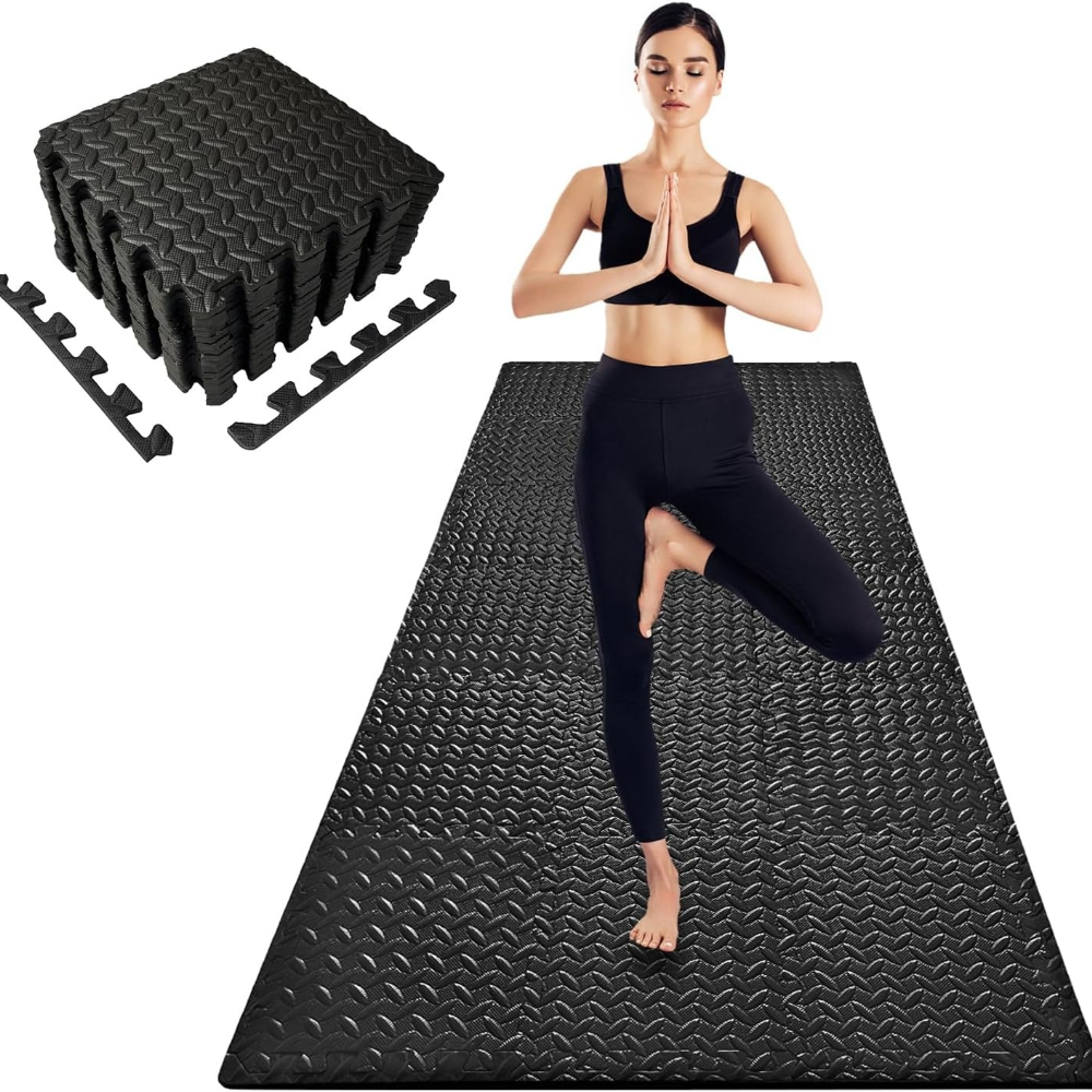 Yoga Fitness Rooms - Esteras de espuma entrelazadas para fitness