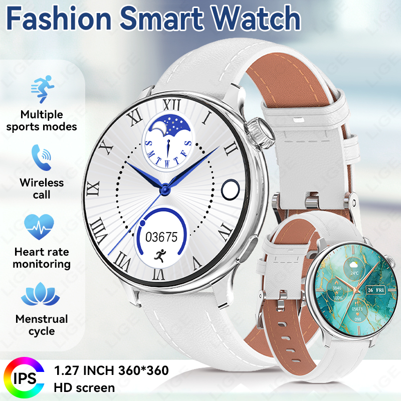 Yoga Fitness Oxygen - Reloj Inteligente Deportivo LIGE para Mujer,
