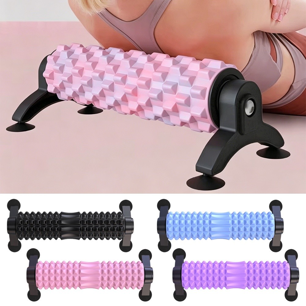 Foam Roller - Rodillo de Espuma Sólida con Ventosas