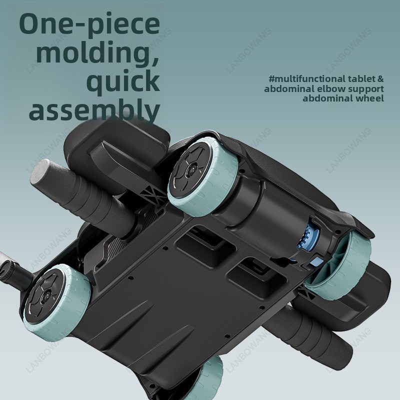 Nuevo rodillo abdominal de 4 r - Ab Wheel Roller reseña y precio
