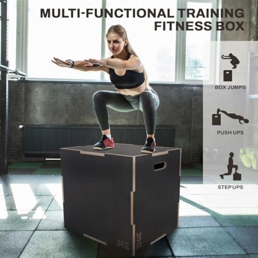 Plataforma pliométrica para en - Plyo Jump Box reseña y precio