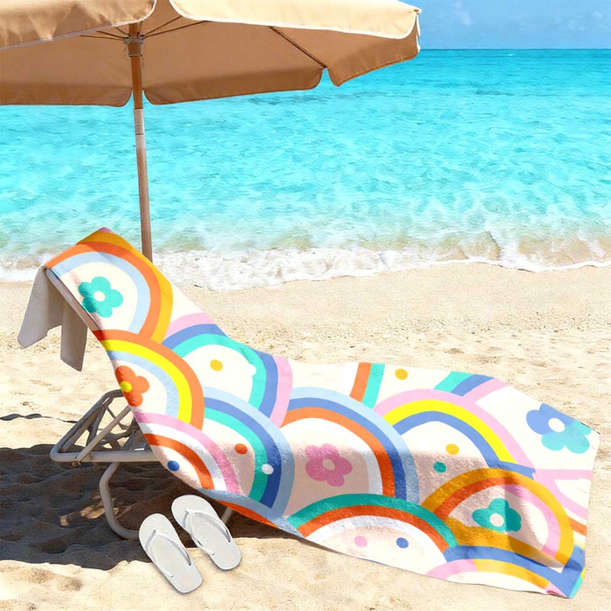 Una toalla de playa reutilizab - Yoga In Fitness reseña y precio