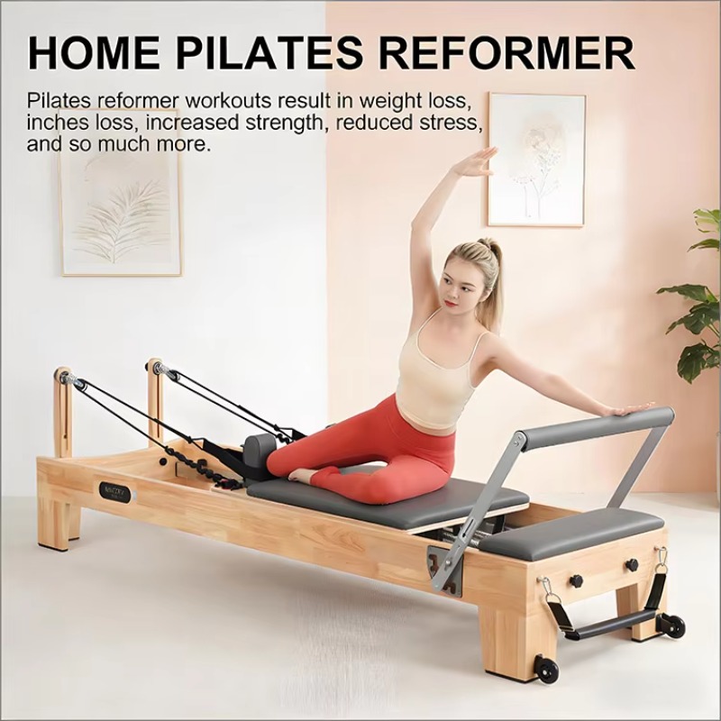 Máquina de Pilates Reformer pa - Yoga Fitness Exercises reseña y precio