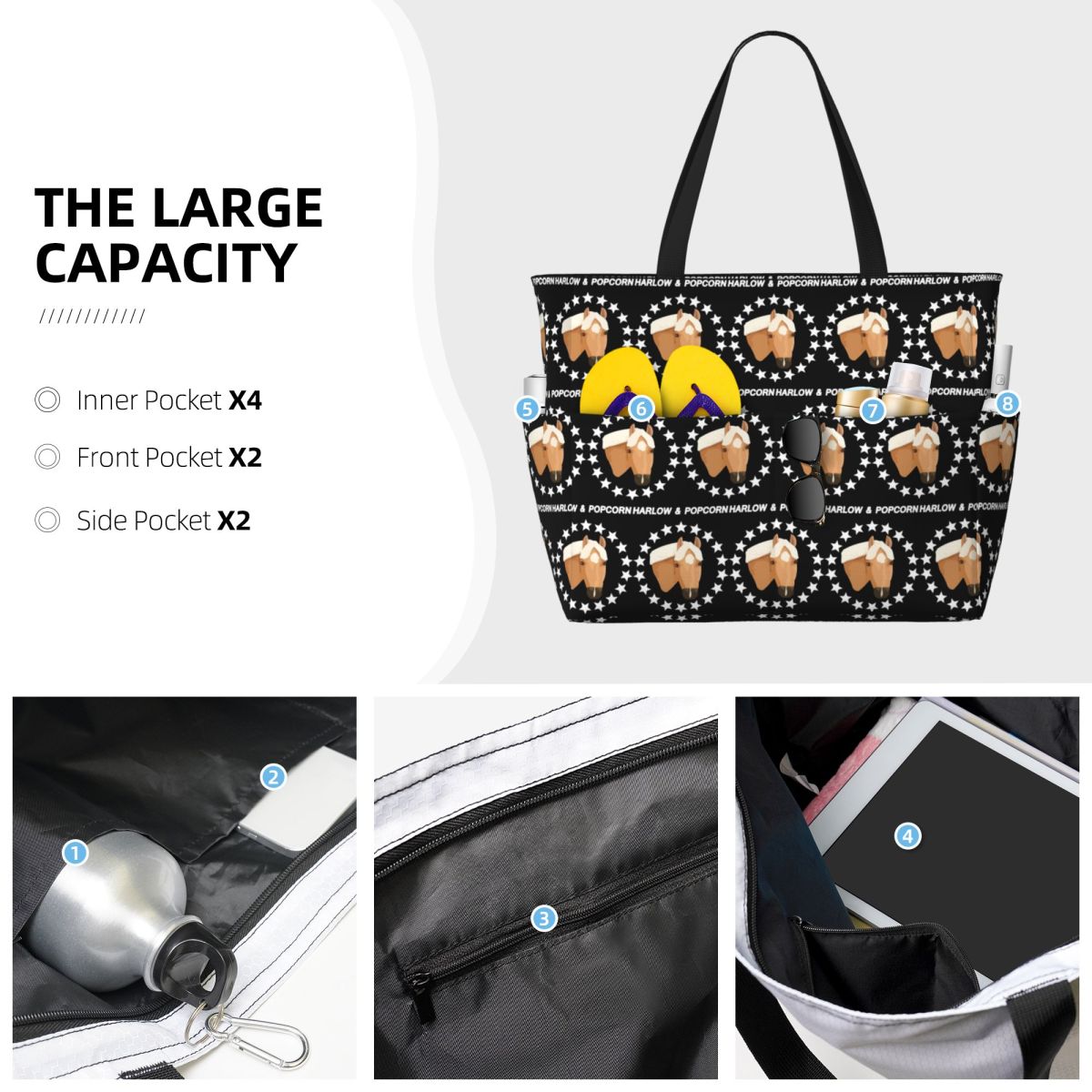 Harlow y palomitas de maíz Mer - Yoga Fitness Merch reseña y precio