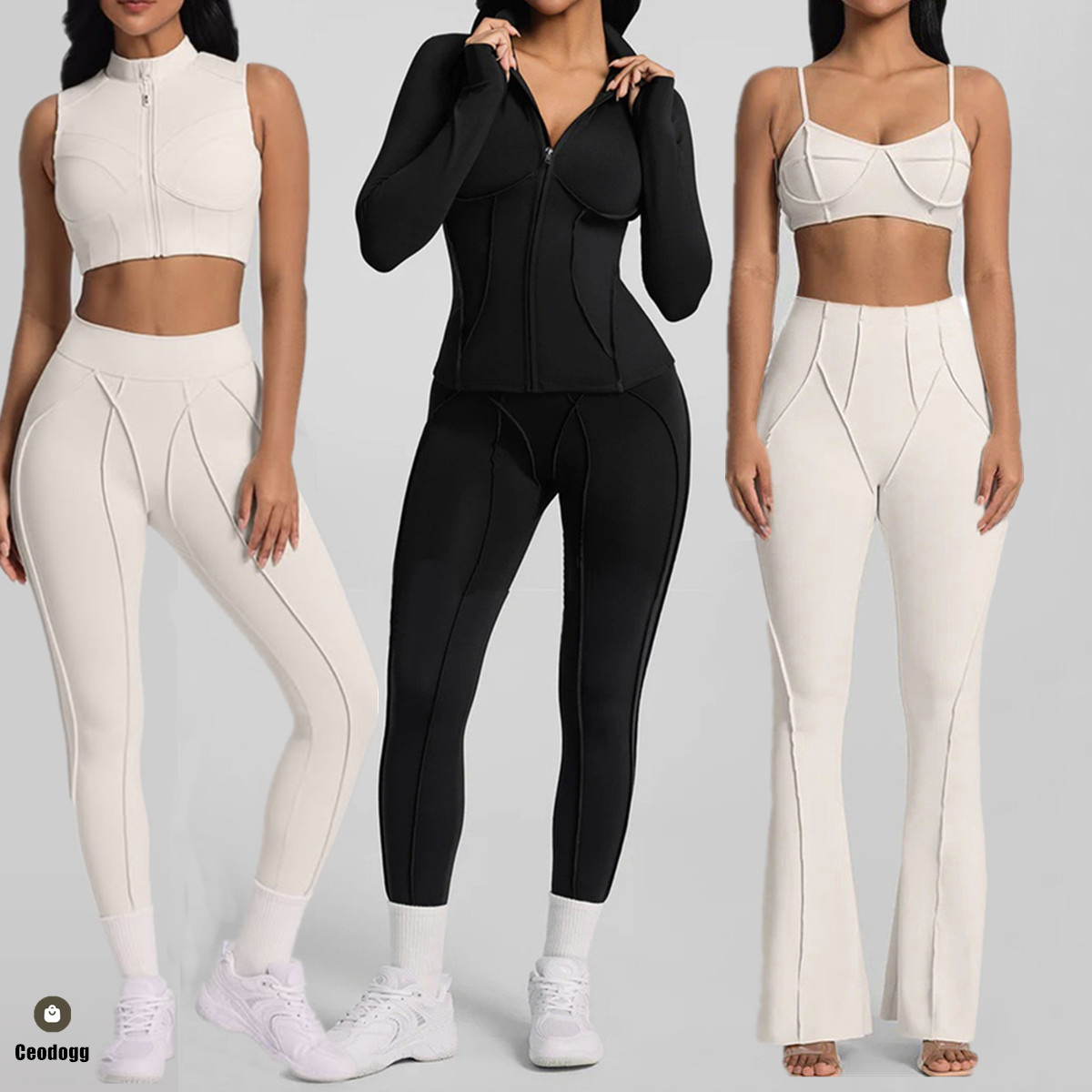 Conjunto Deportivo de 1/2 Piez - Yoga Fitness Jacket reseña y precio