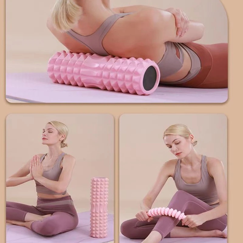 Rodillo de Espuma Hueco de 45  - Yoga Fitness Wheel reseña y precio