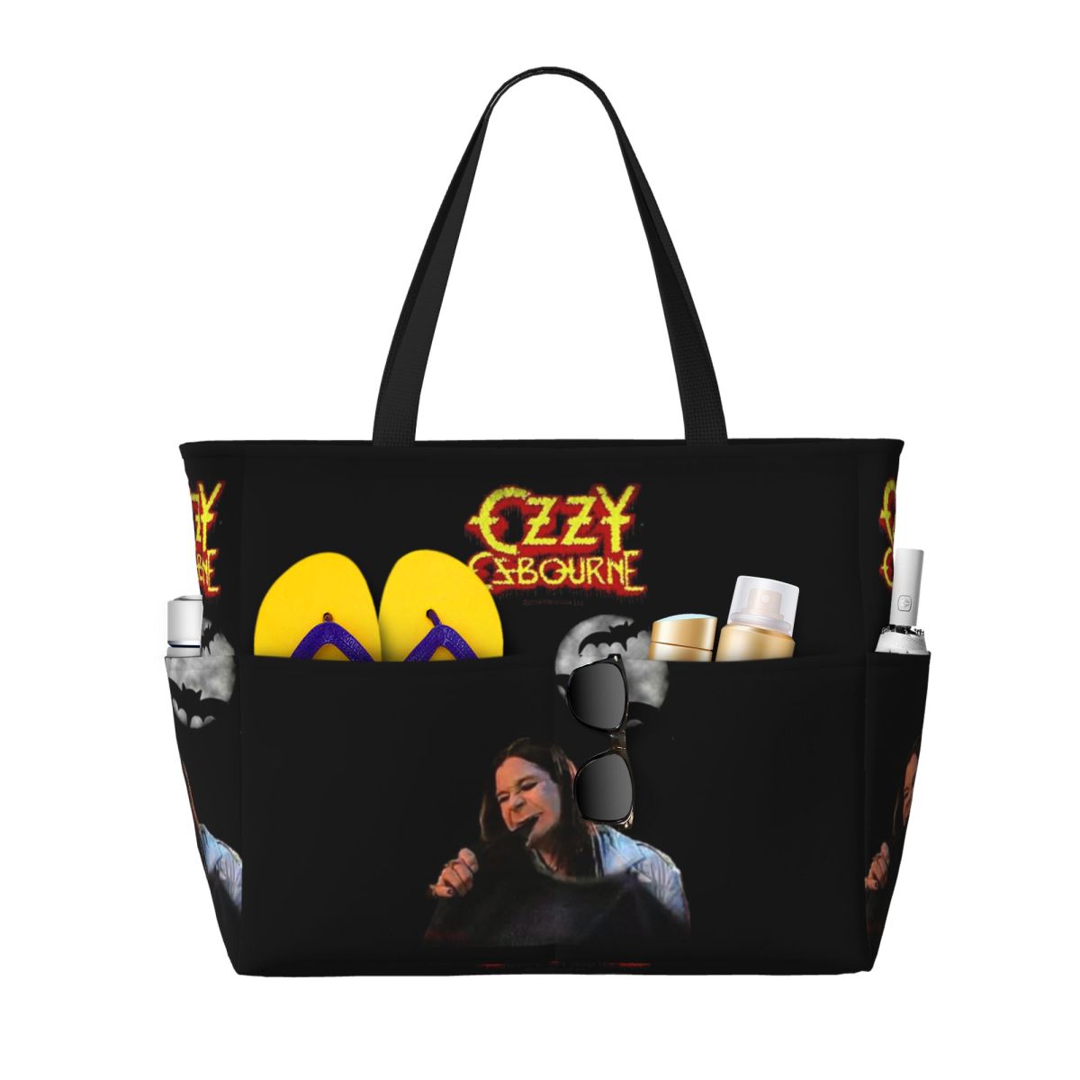 Ozzy Osbourne Merch Beach Tote - Yoga Fitness Merch reseña y precio