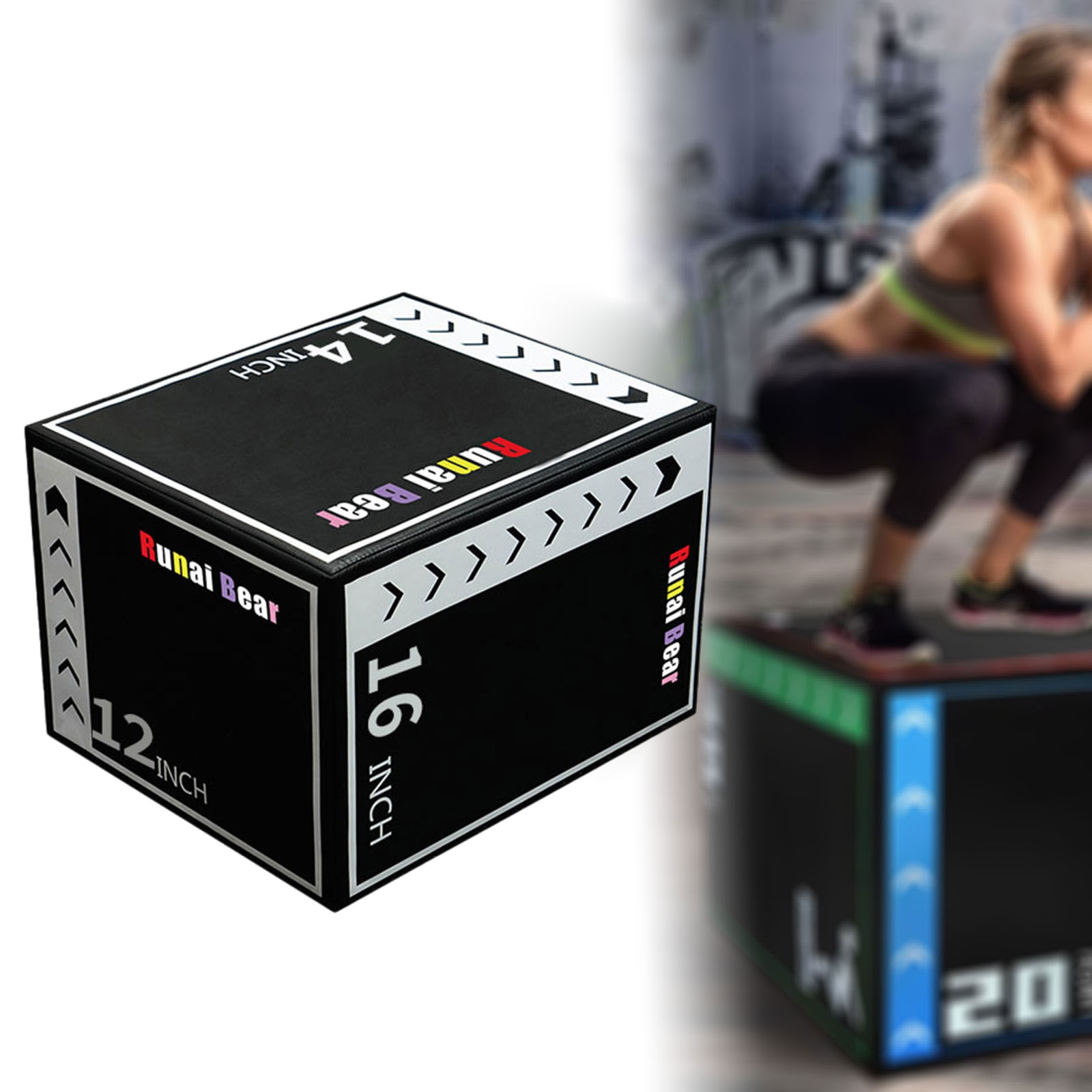 Caja de Salto Plyo Portátil, P - Plyo Jump Box reseña y precio