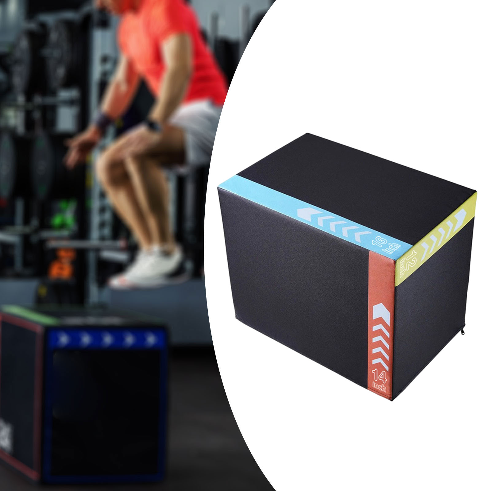Caja de Salto Plyo Portátil, P - Plyo Jump Box reseña y precio
