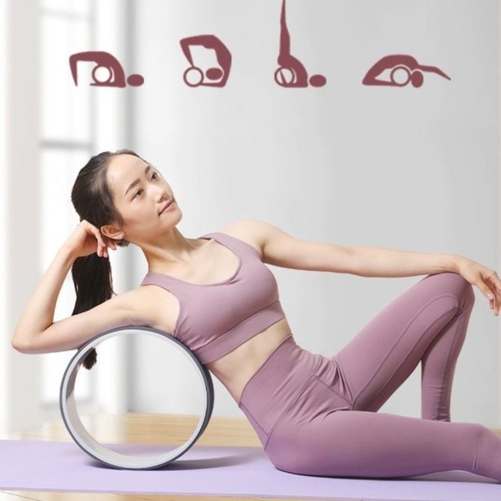 Rueda de Yoga para masaje musc - Yoga Fitness Wheel reseña y precio