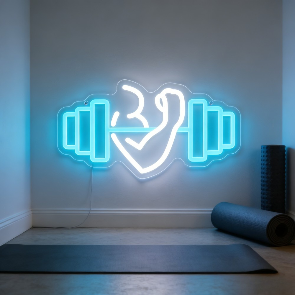Letrero LED de Neón con Diseño - Yoga Fitness Rooms reseña y precio