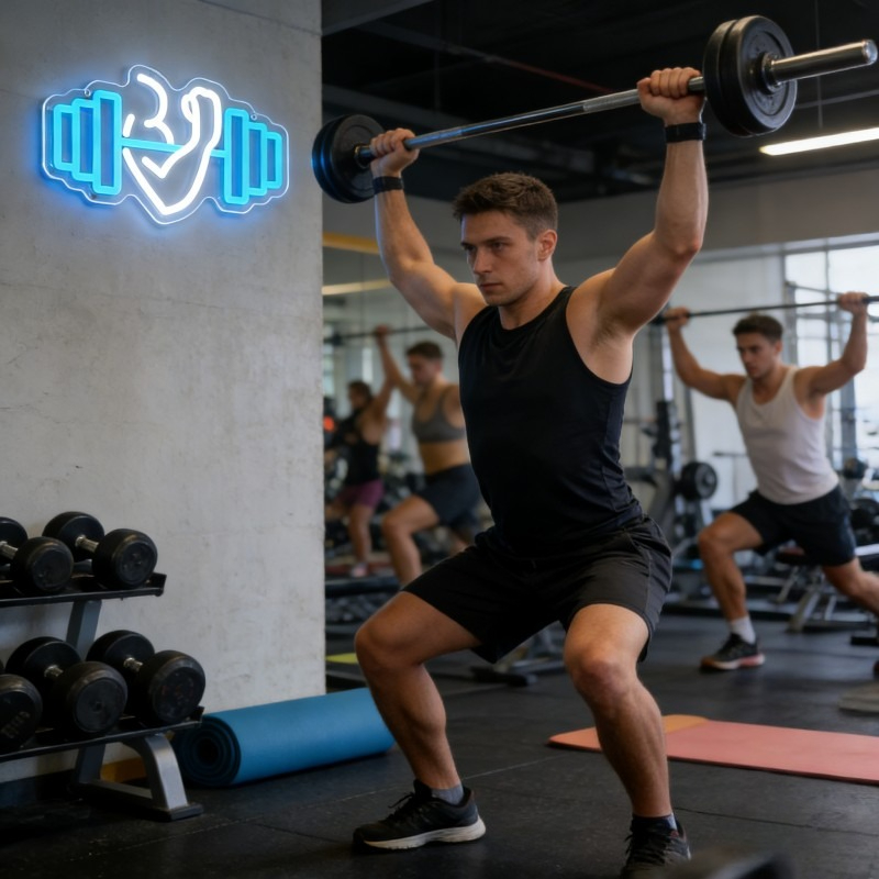 Letrero LED de Neón con Diseño - Yoga Fitness Rooms reseña y precio