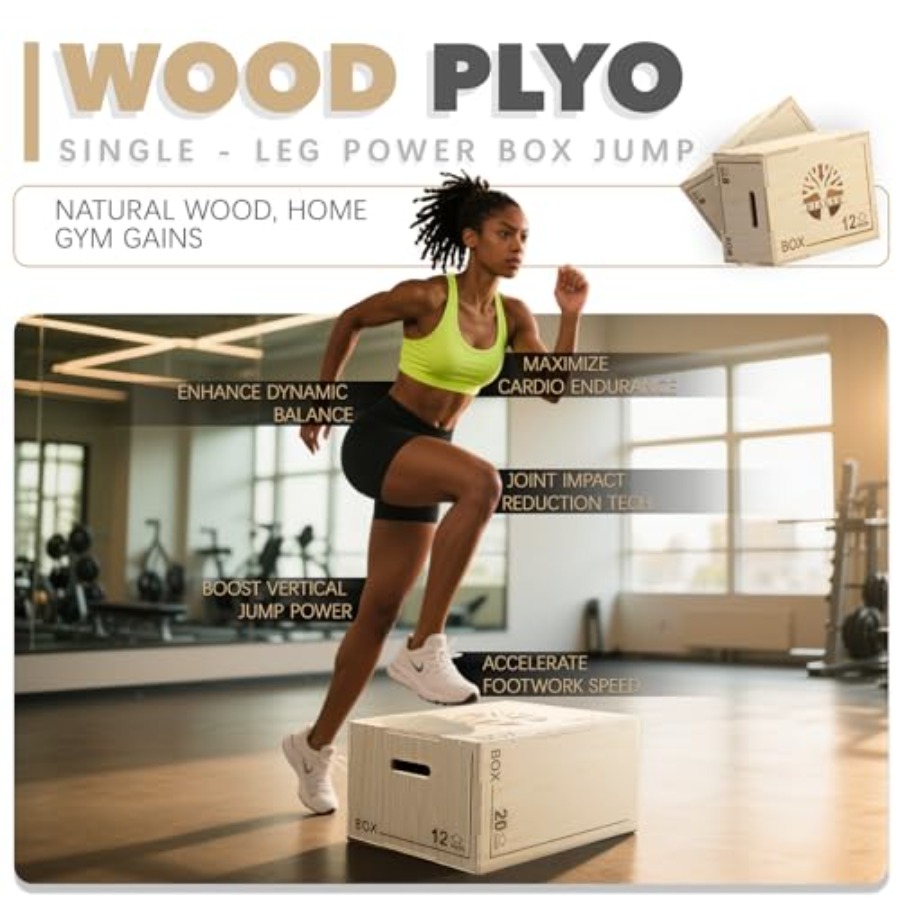 Plyo Box - Plataforma pliométr - Plyo Jump Box reseña y precio