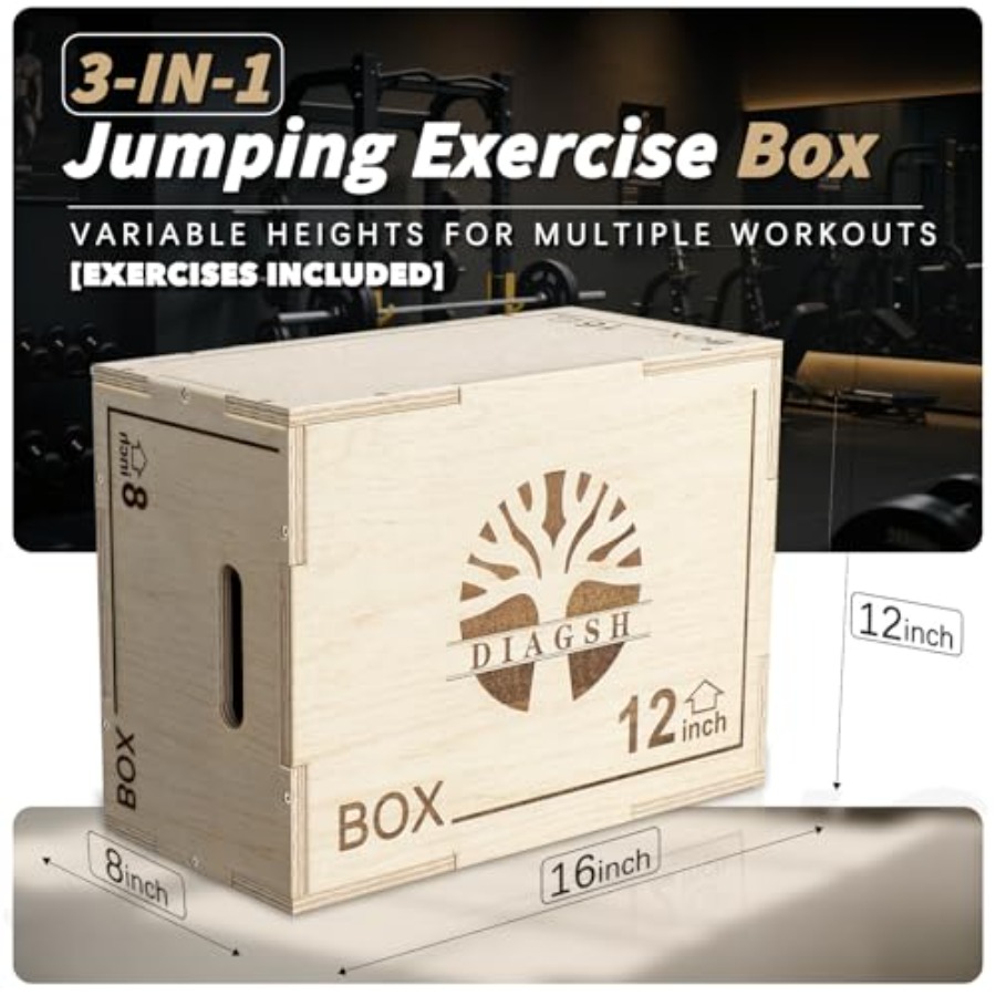 Plyo Box - Plataforma pliométr - Plyo Jump Box reseña y precio