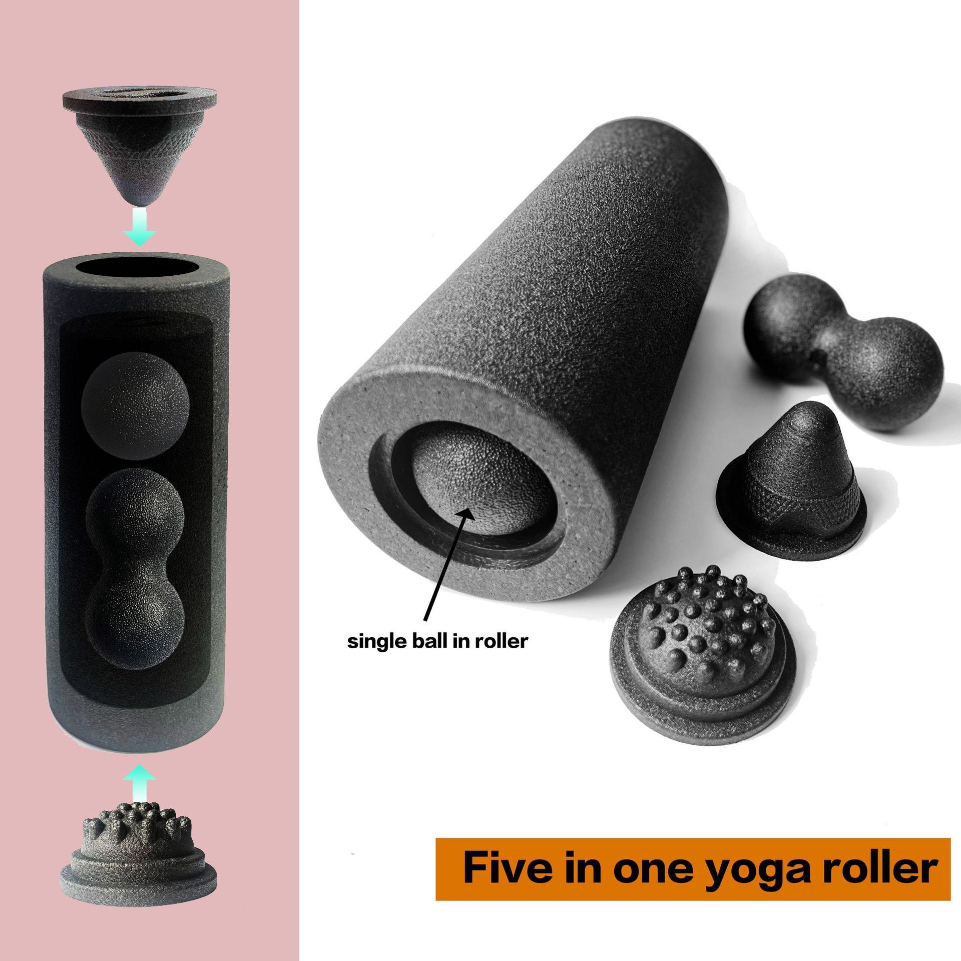 Set de 5 Rodillos de Masaje pa - Foam Roller reseña y precio