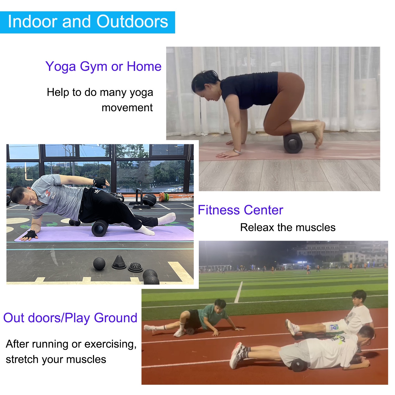 Set de 5 Rodillos de Masaje pa - Foam Roller reseña y precio