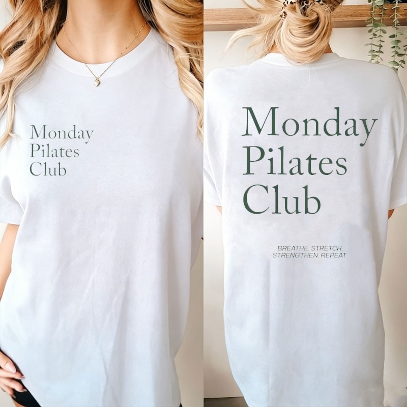 Camiseta para Pilates, Camiset - Yoga Fitness Fit Club reseña y precio