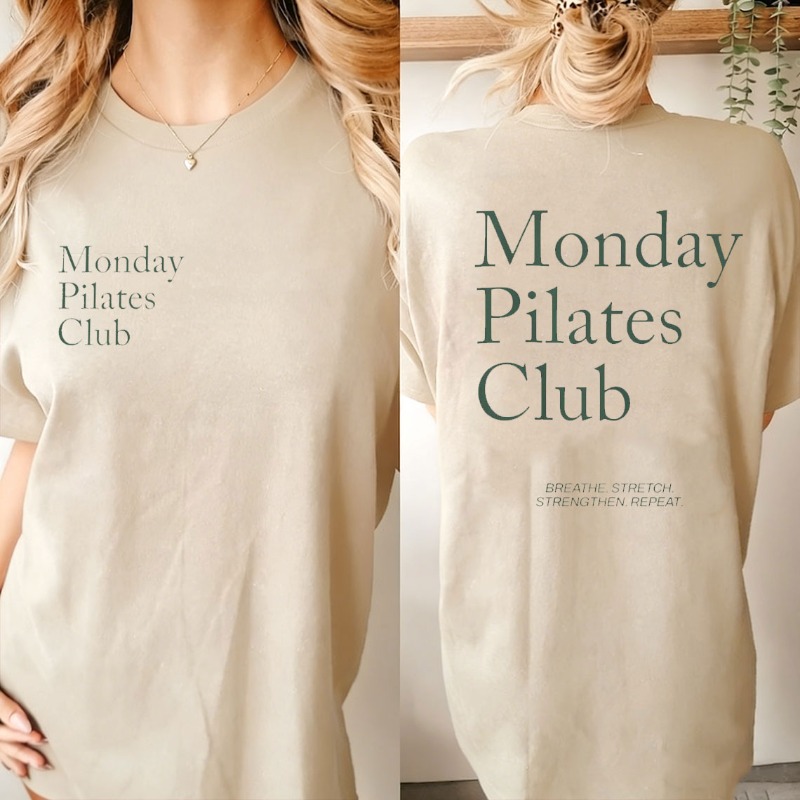 Camiseta para Pilates, Camiset - Yoga Fitness Fit Club reseña y precio